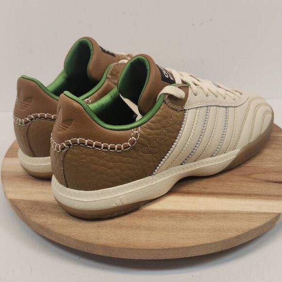 adidas Wales Bonner x Samba Millennium Nappa Wonder White Brown - IF6703 Size 10 - Picture 4 of 12